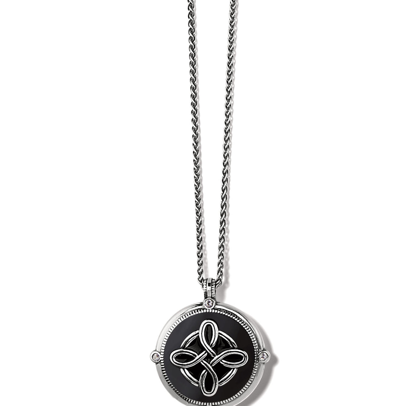 Brighton Interlok noir necklace jm7357